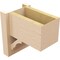 Ekena Millwork 8-in W x 12-in D x 12-in H Balboa Block Rough Cedar Woodgrain TimberThane Outlooker, Primed Tan OUTUR080X12X12BOA44RCPR - alternate 5